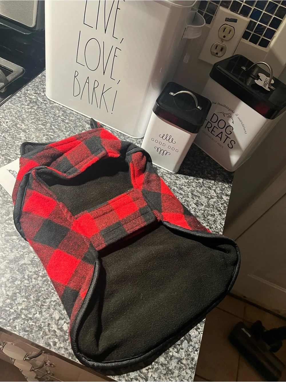Eddie Bouer Pet Plaid Jacket